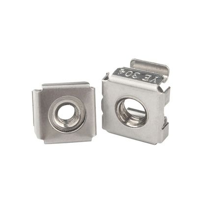 Metrische Messsysteme Anpassung 304 Edelstahl M4 M6 M8 Käfignüsse für Quadrat-Nuss und U-Clip-Nuss Chromplattiert