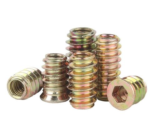 Messereinsatz Möbelmutter für Holz Metrisches Messsystem M3 M4 M5 M6 M8 M10 M12 ANSI Standard kundenspezifisch