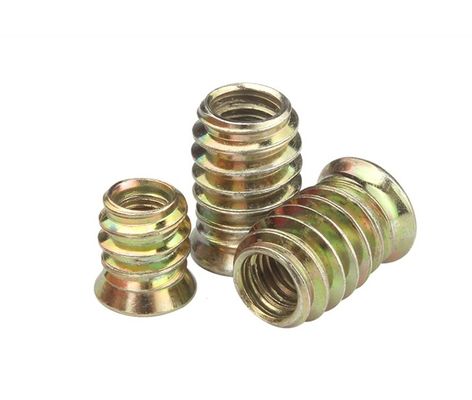 Messereinsatz Möbelmutter für Holz Metrisches Messsystem M3 M4 M5 M6 M8 M10 M12 ANSI Standard kundenspezifisch