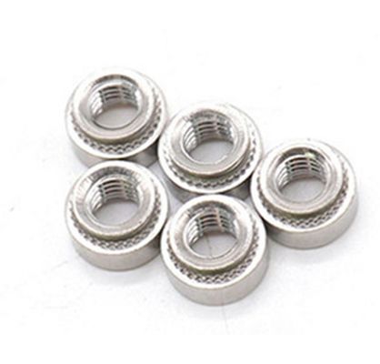 SS304 Blind Flash Floating Round Broaching Self Clinching Nuts JIS Standard Zinkbeschichtung für Metrische Befestigungsanlagen