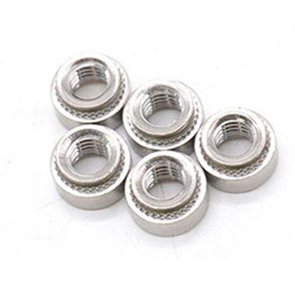 SS304 Blind Flash Floating Round Broaching Self Clinching Nuts JIS Standard Zinkbeschichtung für Metrische Befestigungsanlagen
