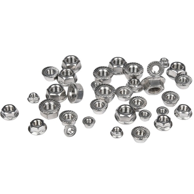 ZINKGELATETE Oberfläche JIS Standard Edelstahl Hexkopf Flanschmutter DIN6923 mit imperiale Messsystem