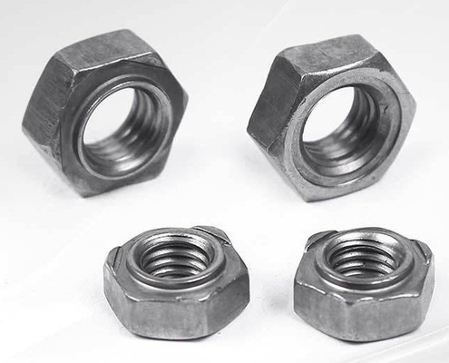 Imperial Measurement System M6 M8 M10 Schrauben Länge Hex-Schweißmuttern mit chromiertem Oberteil aus Edelstahl