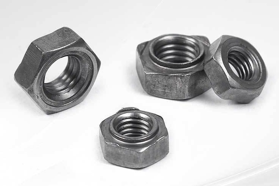 Imperial Measurement System M6 M8 M10 Schrauben Länge Hex-Schweißmuttern mit chromiertem Oberteil aus Edelstahl