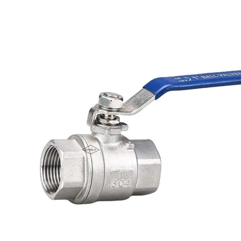 Normaltemperatur SS316/304 2 Stück Edelstahl Kugelventil für Hydraulikmedien 1000psi BSP NPT Gewinde