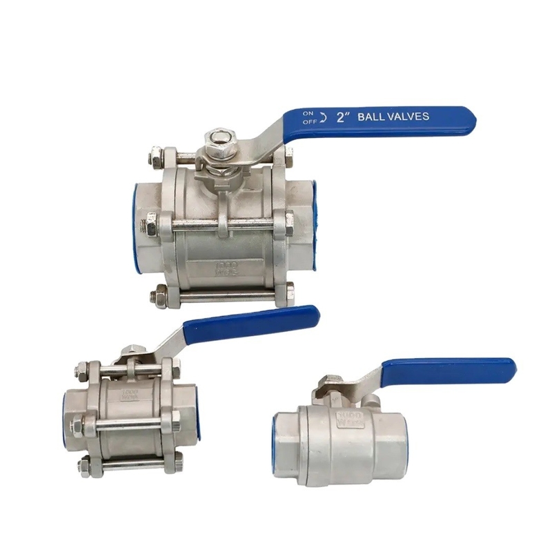 Kundenspezifische Unterstützung ODM 1/2&quot; 4&quot; Schwarzes Edelstahlkugelventil DN50 für industrielle Anwendungen