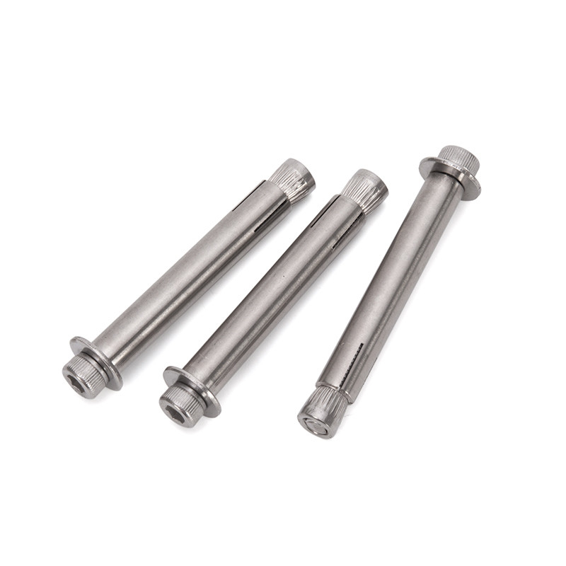 Metrischer Durchmesser 1/2 Stock SS304 Hülsenanker Edelstahl Hex-Socket Pan Expansionskopf Anker Schraube für den Bau