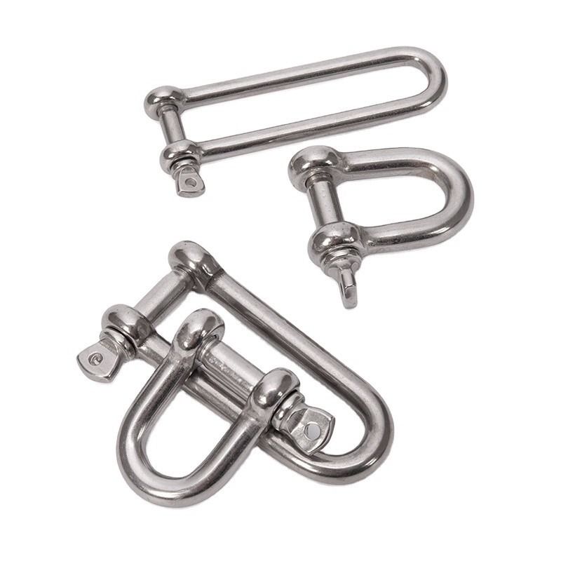 Schraubenart DEE SHACKLES Technologie 304 316 Edelstahl Gefangene Schraube Pin Breite D Schlinge Präzisionsguss