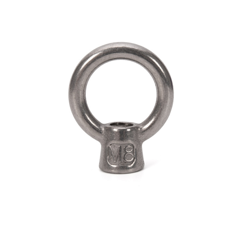 DIN Standard Gesundheitswesen Edelstahl Marine Kabel Seil Ring mit M10 Lifting Eye Nut Schraubschraub