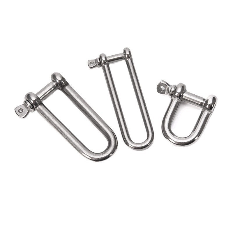 8 mm Präzisionsguss Hochfestigkeit Langer Typ Dee Schlinge für die Wasseraufbereitung Polierter Edelstahl