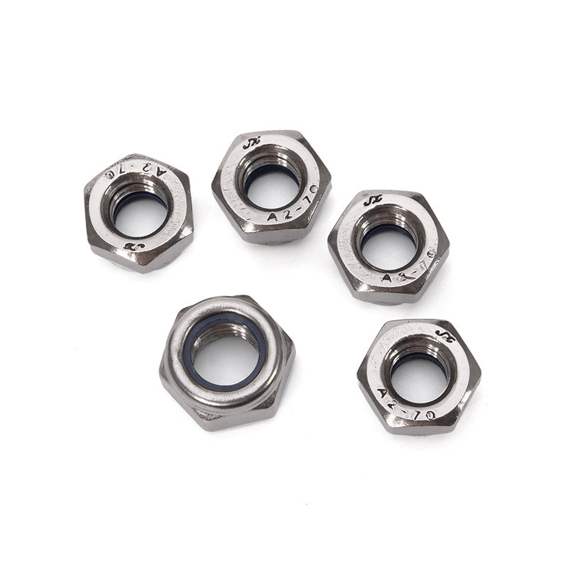 Metrisches Messsystem DIN985 DIN 982 Nyloc Nylon Nylock Lock Nut Nuts für Maschinenteile