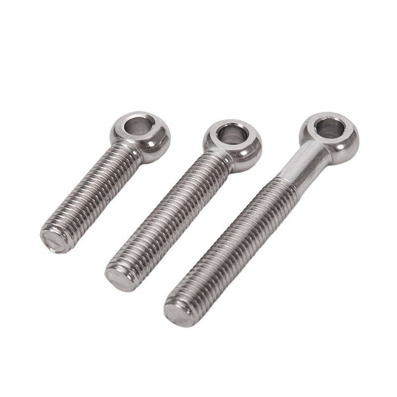 Metrisches Messsystem DIN Standard galvanisierter Rundkopf-Augenbolzen mit individuellen Befestigungsschrauben und SS304-Material