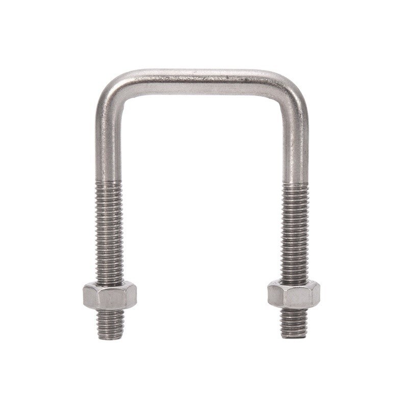 ANSI/ASME-Standard M3-M20 Edelstahl-U-Schraube für Bau und Montage Zinkplattierte Querschnittsrohre