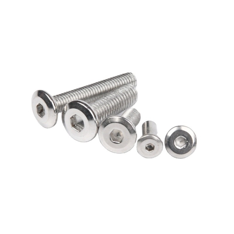 Edelstahl Flat Socket Machine Head Schrauben INCH Messsystem ZINK beschichtet Veredelung für Projekte mit erneuerbarer Energie