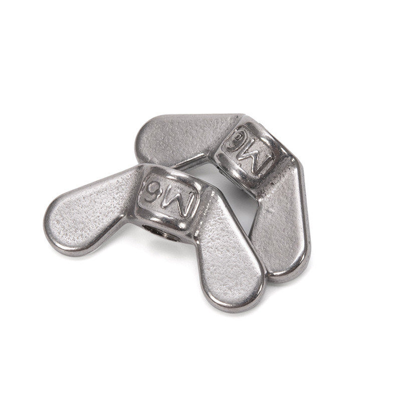 Schwarze Oxidveredelung Legierung Stahlflügelmuttern M4 M5 M6 M8 M10 M12 M14 M16 M18 M20 M22 M24 DIN315 für metrisches Messsystem