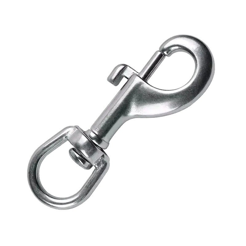 Bergbau Edelstahl SS304 SS316 A2 A4 Oval Ring Hund Leine Seil Rund Auge Drehknopf Haken Schwerindustrie Wesentliches Zubehör