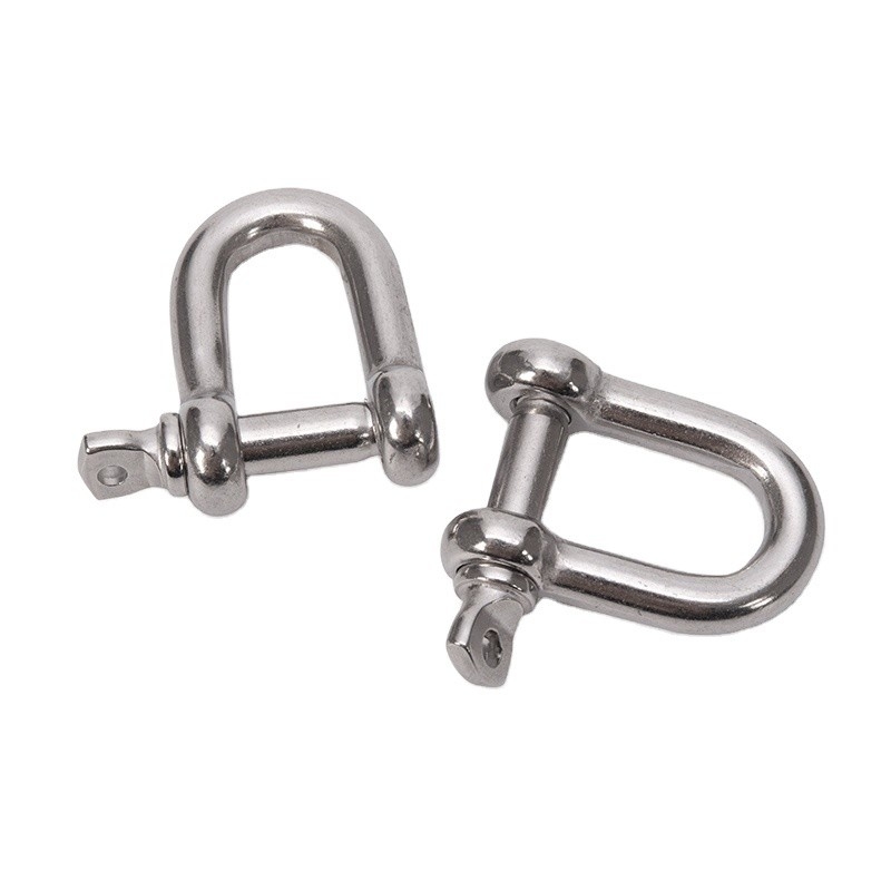 Marine Hardware Hochpolierte 316 Edelstahl Breite D Schlinge für industrielle Rigging-Anwendungen in M5-M12