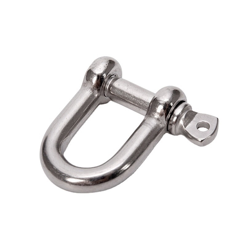 Hochpolierte Oberfläche 8 mm Präzisionsgusstechnologie Edelstahl Europäische Schlinge Typ D