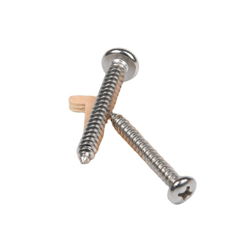 Galvanisierter Edelstahl Kreuz-Rundkopf Selbstschraubschrauben mit Zinkbeschichtung Finish Inch-Messsystem