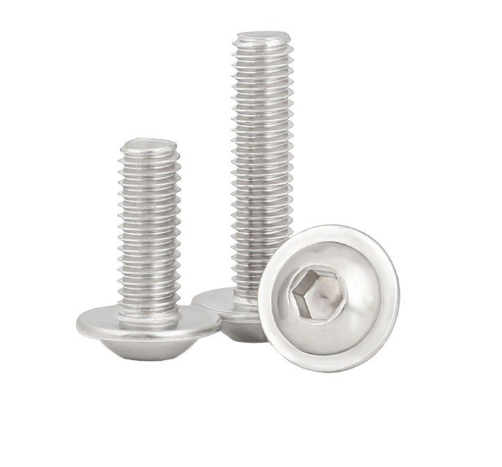 Edelstahl-Material Pan Head INCH Messsystem Flanschschraube für schwere Anwendungen