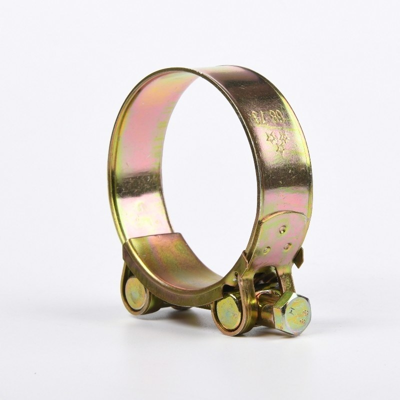 Instock Plain Surface Galvanized Steel Single Bolt Hydraulic Pipe Clamp für metrische Messungen und schwere integrierte Schläuche