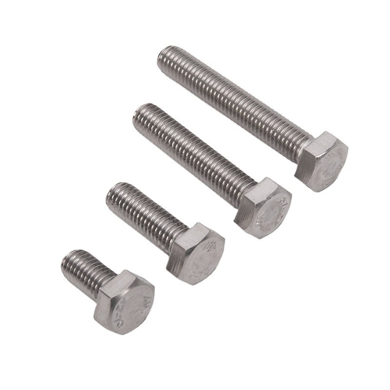 ZINK-GELATET JIS Standard Edelstahl Hex-Schraube M3 M4 M5 M6 Alle Größen Schrauben mit kundenspezifischer HEX Kopf und Oberfläche
