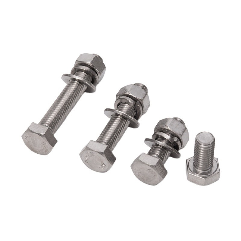 4.8 6.8 Galvanisierter Kohlenstoffstahl Hexkopf-Schrauben-Nusswaschmaschine für langlebige Leistung