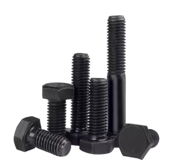 Industrielle Qualität Schwarzoxidstahl Hexkopfschraube mit Mutter M3 M4 M5 M6 M8 M10 M12 M14 M16 M20 GB Standardqualität 10.9