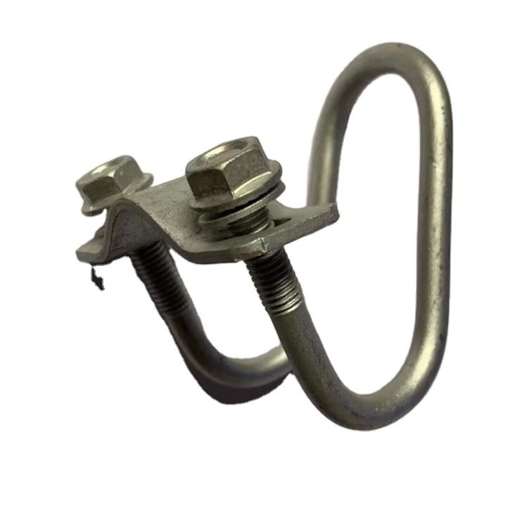 Möbel Doppelrohrklemme 304 aus Edelstahl Doppel-U-Schraube mit Schraube und Waschmaschine U-Klemme M6 M8 schwarze Oberfläche DIN-Standard