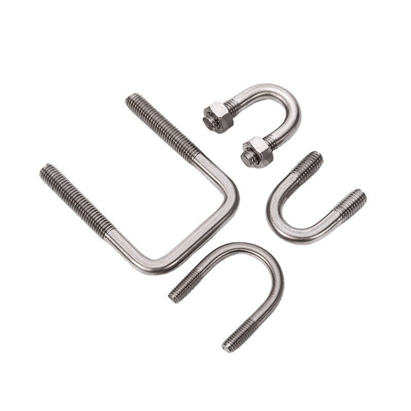 ZINK Finish ANSI Standard Edelstahl Quadrat U-Schraube für hohe Festigkeit und Härte M3 M4 M5 M6 M8 M10 M12 M16 M20