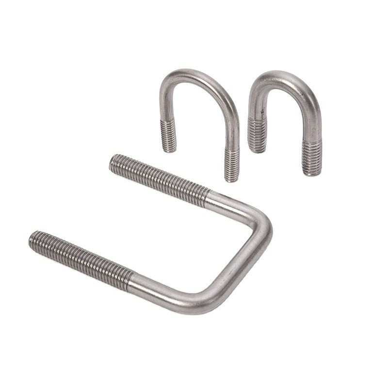 ZINK Finish Round Bend U Bolt für Bauprojekte in Gebäuden aus Edelstahl