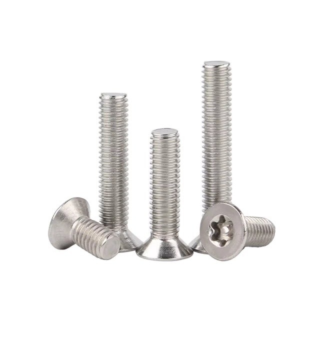 JIS-Standard Schraubsicherheitsschrauben mit Flachkopf Torx-Pin Diebstahlschraubmaschine M3 M4 M5 M6 Metrischer Standard