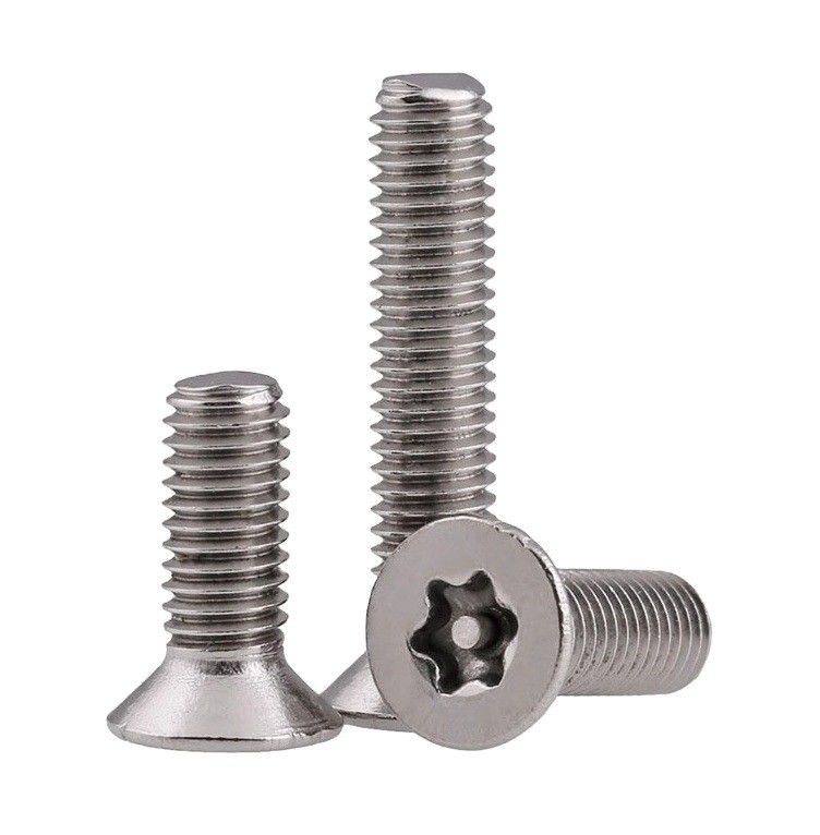 Edelstahl Pan Head Torx Pin Anti-Diebstahl-Rundkopf benutzerdefinierte Sicherheitsschrauben im metrischen Messsystem DIN Standard