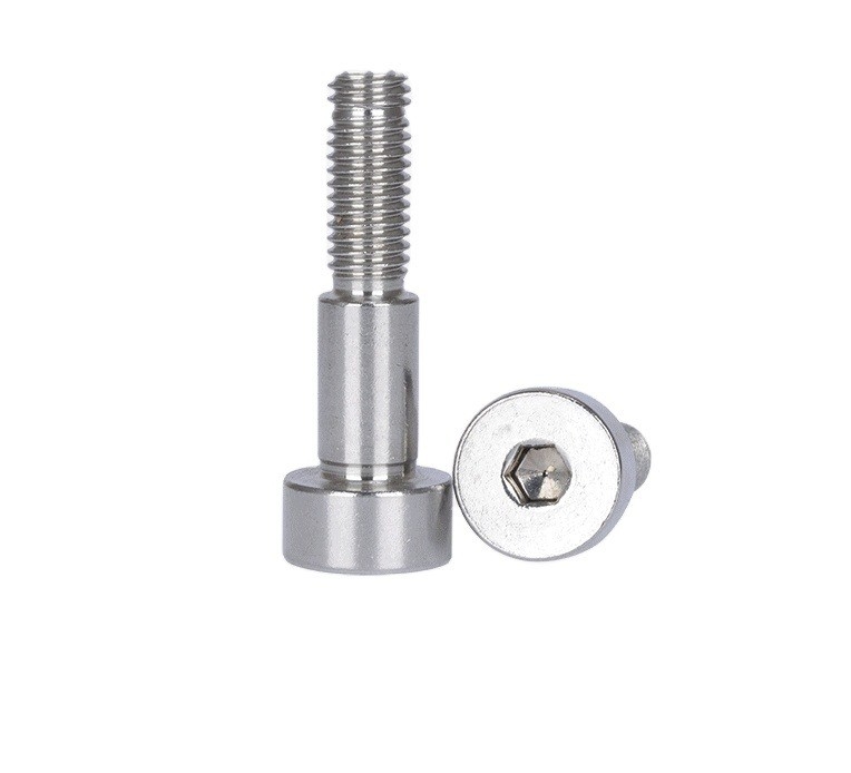 ISO9001-zertifizierte SUS304 Gerade Knurling Head Hex Socket Slotted Shoulder Stripper Schraube für Präzisionsbearbeitung