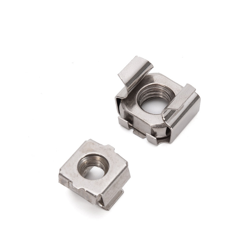 Metrisches Messsystem Edelstahl Quadrat M6 Käfigmutter Bolzen M10 M3 Clip mit DIN Standard und schwarze Oxid-Ausführung