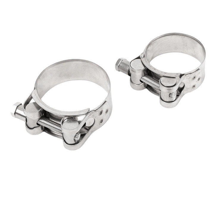 Kundenspezifische Unterstützung ZINC Finish CJan Hochdruck-SS304/SS316 Schlauchklemme mit starker Klemme und Metrischem Messsystem für Einzelboulen