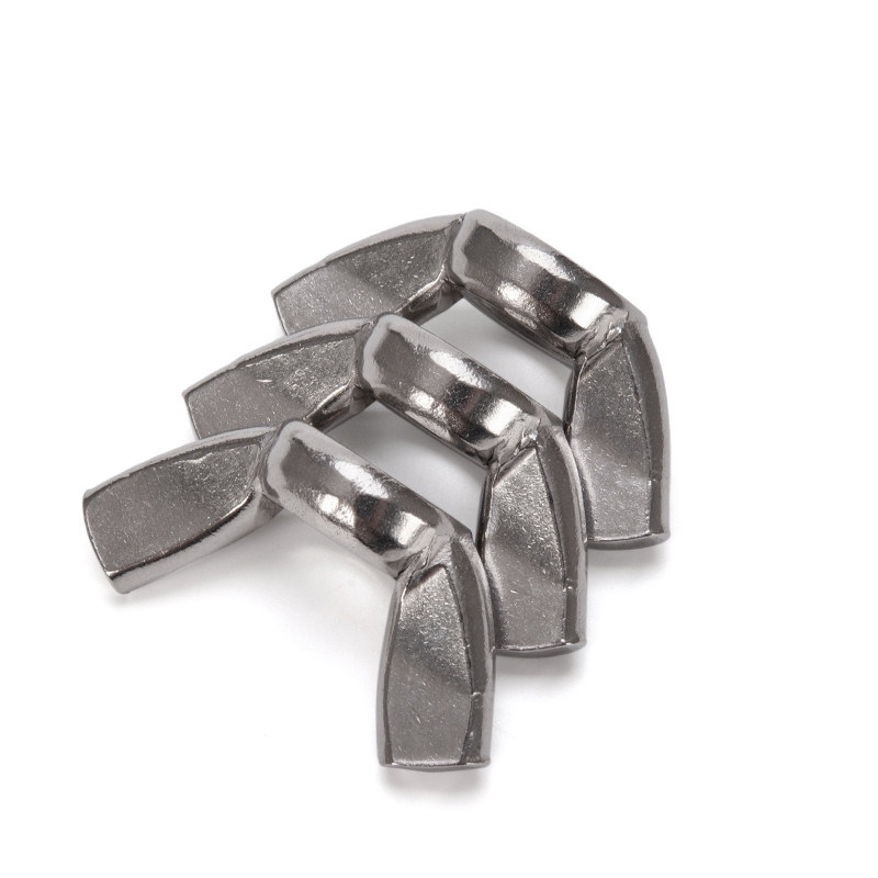 Metrische Wasseraufbereitung Edelstahl 304 M3 M4 M5 M6 M8 M10 M12 M16 Schmetterlingsflügelnüsse Schrauben und Nuss Din Zink Weiße Flügelnüsse