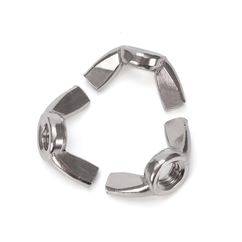 High Grade Hardware Fastener M4 M6 M8 Butterfly Nut Wing Nut JIS Standard Black Oxide Finish DIN315 Wasserbehandlung