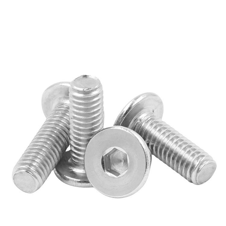 Metrisches Messsystem M3 M4 M5 M6 M8 304 Edelstahl Hexagon Socket Bolt Ultra Low Head Cap Schrauben für Maschinen