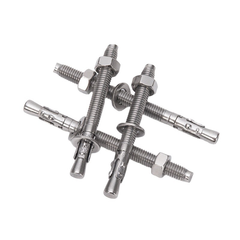 Korrosionsbeständig DIN Standard Silber Stahl Keil Anker Heiß tauchen galvanisierte Ausdehnung Ankerbolzen M6 M8 M10 M12 M16