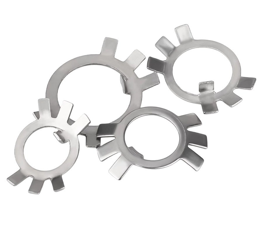 Stil Federverschluss Waschmaschine M10M12M14-M60 Edelstahl Kreislauf Stop Waschmaschine für die Erdöl- und Gasindustrie Sechs Klauen Schwarz Finish