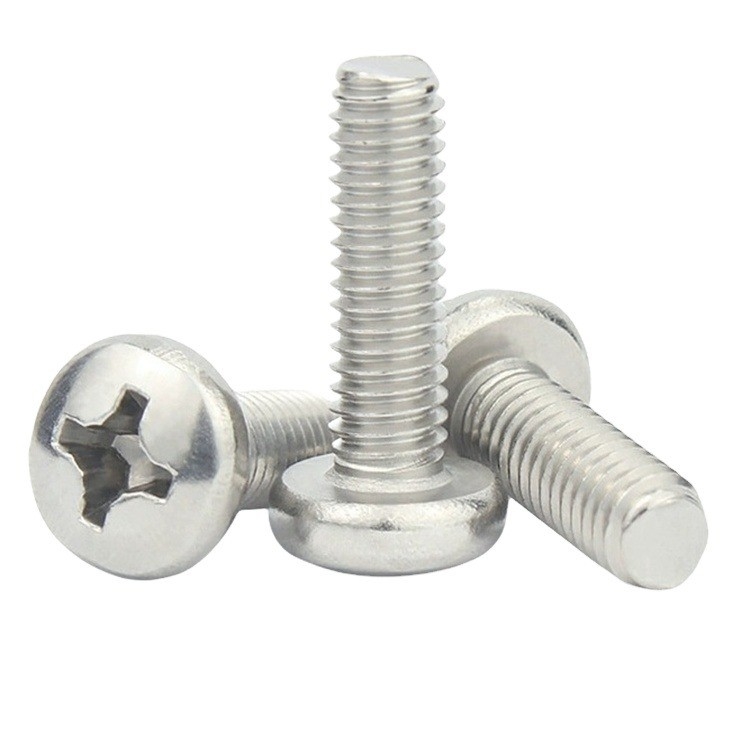 Edelstahl Metrik DIN 7985 Phillips Pan Head Schraube M2 M3 M4 M5 M6 M7 M8 M10 6-32 für industrielle Anwendungen