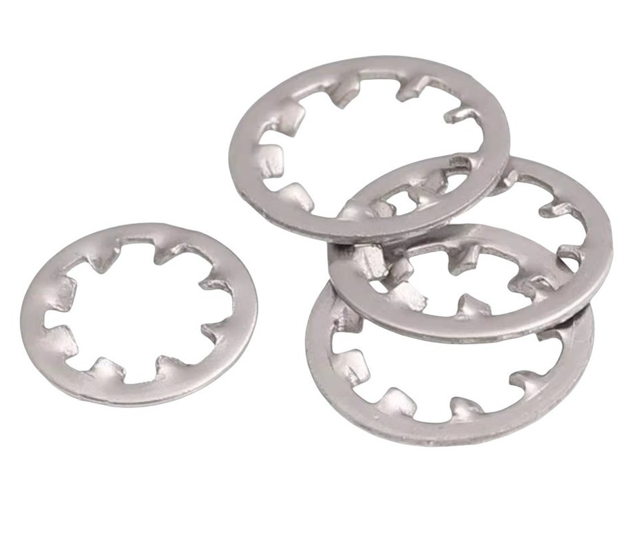 Grundlegende Flachstyl-Zähne-Schlosswaschmaschinen für Bergbaubetriebe DIN6797J aus Edelstahl SS304 aus Kohlenstoffstahl Zinkplattiert