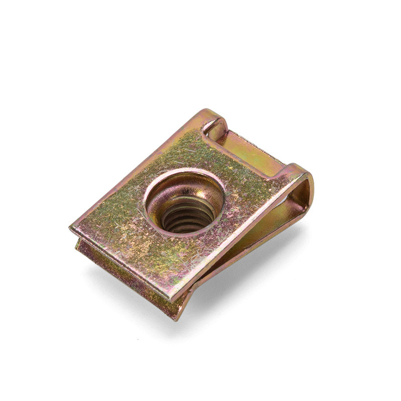 Industrie Stahl M4-M10 Thread Präzision Edelstahl Metall U-Clip-Nuss in Plain Finish für Präzisions-OEM-Anforderungen