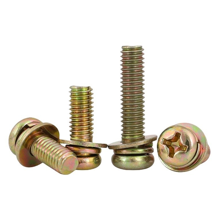 INCH-Messsystem Pan Head Cross Screw Zink M3 M4 M5 M6 mit 1,6-20mm Größen und Chrombeschichtung