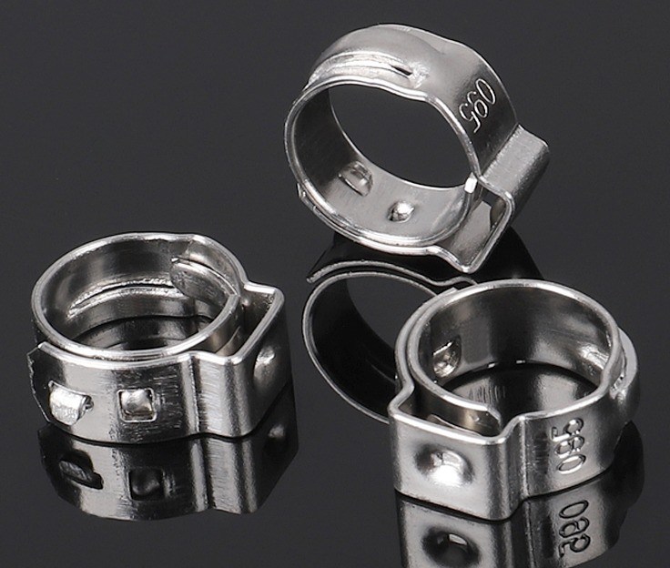 Edelstahl-Einohr-Schrittlose Kehlkopfklemme für metrische Messsysteme in schweren Ölrohranlagen