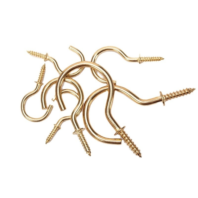 Maßgeschneiderte Größen M8 Augenschrauben Schwarze Oberfläche SS316 Lag Schlange Offene Augen Haken Pins Schrauben Langmetall Edelstahl Schweiß Schaf 45mm