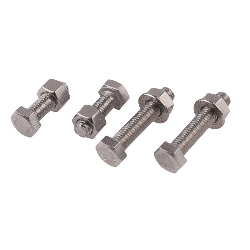 Edelstahl ANSI/ASME M8 Hexkopfschraube Grade 4.8/ 8.8/ 10.9/ 12.9 Halbschraube Schraube und Nuss Pernos Din 931 Zinkveredelung
