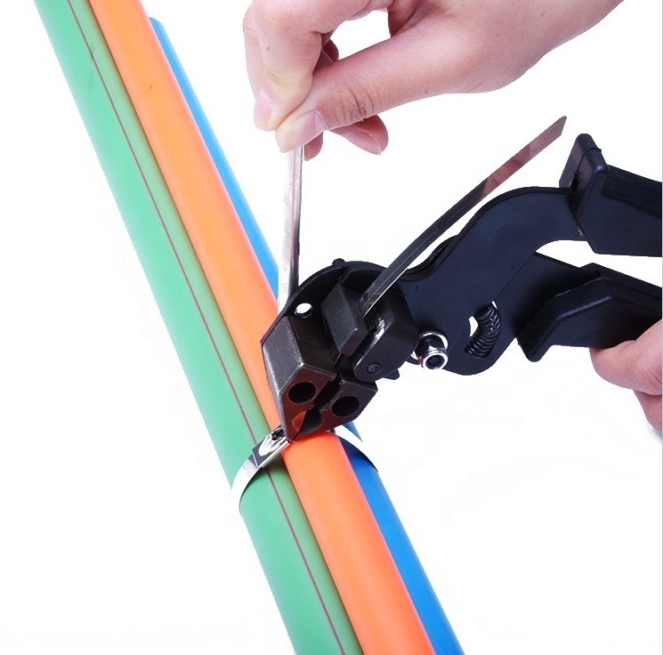 11.8 Zoll Weiß 304 Edelstahl Kabel Bindungen Selbstverriegelung Metall Zip Bindungen für Korrosionsbeständige und sichere Wickel