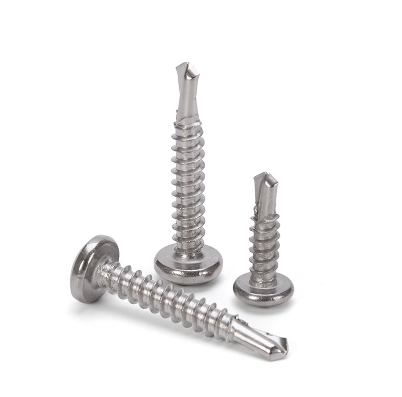Stahl INCH Messsystem Edelstahl Phillips Knopfkopf Selbstbohrschraube von Oukailuo mit Zinkbeschichtung